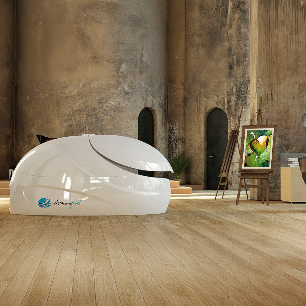 Dreampod V2 Commercial Home Flotation Sensory Isolation Tank Pod Spa [DPFP201WPE] (SAK93817)