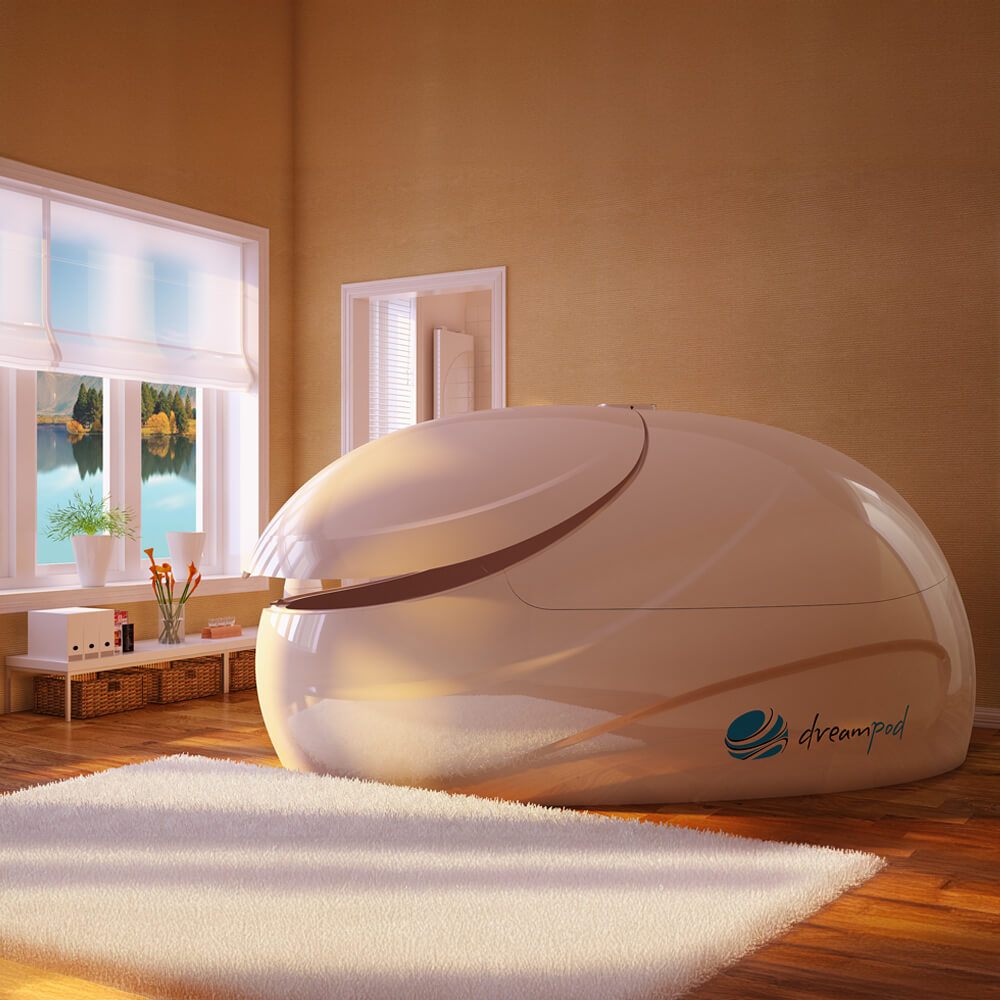 Dreampod V2 Commercial Home Flotation Sensory Isolation Tank Pod Spa [DPFP201WPE] (SAK93817)