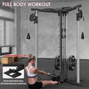 Dual Pulley Cable Crossover Machine With Pull Up And LAT Bar (SAK98124) - Saksby Wholesale - Workout View
