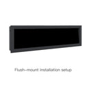 DYNASTY ALLEGRO 82" Flush Mount Smart Linear Electric Fireplace [DY-BFM82] SAKSBY - Flush Mount View