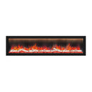 DYNASTY ALLEGRO 82" Flush Mount Smart Linear Electric Fireplace [DY-BFM82] SAKSBY - Front View