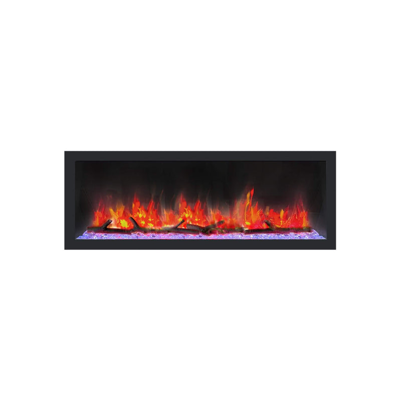 DYNASTY CASCADE 54" Recessed Smart Linear Electric Fireplace With Dynasty App [DY-BTX54] SAKSBY - Front View