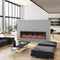 DYNASTY CASCADE 74" Smart Linear Electric Fireplace [DY-BTX74] (SAK61984)