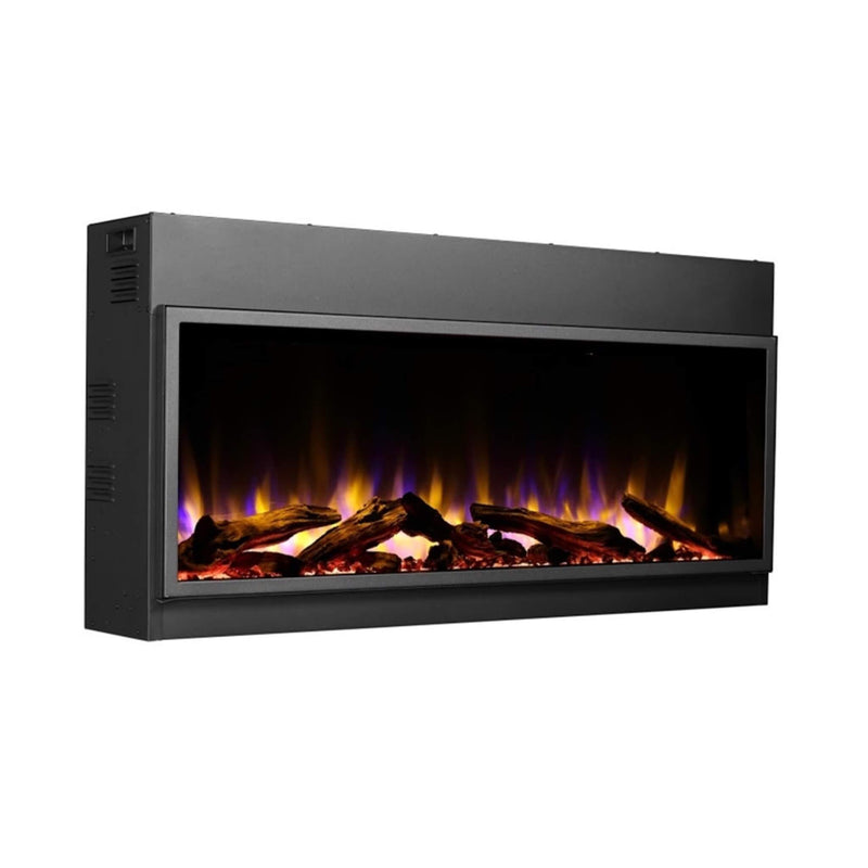 DYNASTY HARMONY 45" Smart Linear Electric Fireplace With Remote Control With Heater Timer Settings [DY-BEF45] SAKSBY - Front Right View