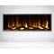 DYNASTY HARMONY 45" Smart Linear Electric Fireplace With Remote Control With Heater Timer Settings [DY-BEF45] SAKSBY - Logs View