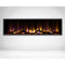 DYNASTY HARMONY 57" Recessed Smart Linear Electric Fireplace With Remote Control [DY-BEF57] SAKSBY - Logs View