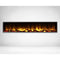 DYNASTY HARMONY 80" Built-In Smart Linear Electric Fireplace [DY-BEF80] SAKSBY - Logs  View