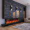 DYNASTY MELODY 64" Built-In 3 Sided Smart Electric Fireplace [DY-BTS60] SAKSBY -Bedroom  Front Right View