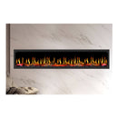 DYNASTY TEMPO 100" Virtual Linear Electric Fireplace [DY-FVX100] SAKSBY - Living Room Front View