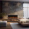 DYNASTY TEMPO 52" Smart Virtual Linear Electric Fireplace With Dynasty App [DY-FVX52] SAKSBY - Front View Living Room