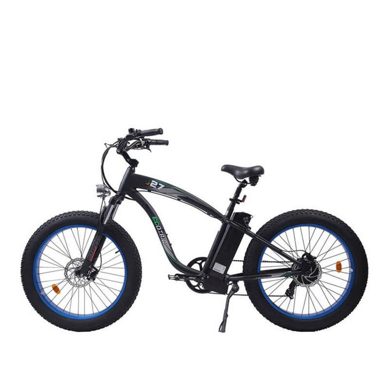 ECOTRIC Hammer 48V Electric Fat Tire Mountain Beach Snow Electric Bicycle, 26''