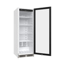 Edgestar 22-Inch 10.1 Cubic Feet Commercial Beverage Merchandiser With Temperature Alarm and Reversible Door [VBM101SS] (SAK45983) - Saksby Wholesale - Side VIew No Display
