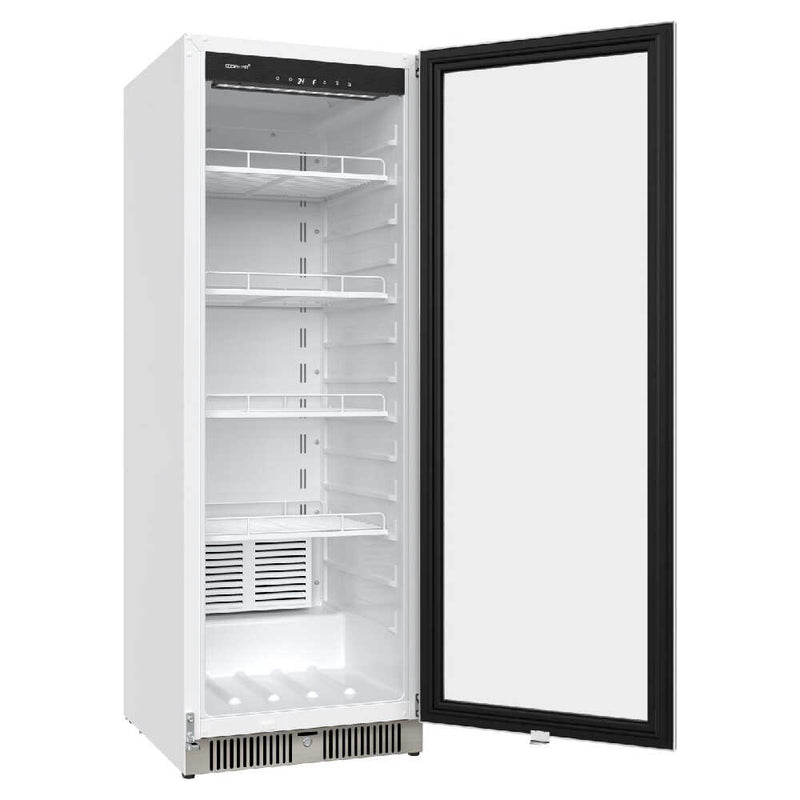 EDGESTAR 10.1 Cubic Feet Commercial Beverage Merchandiser With Temperature Alarm and Reversible Door, 22" (SAK45983)-SAKSBY