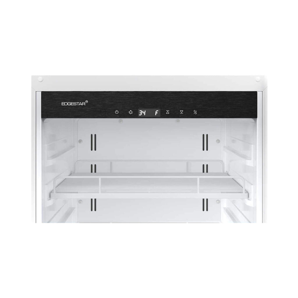 Edgestar 22-Inch 10.1 Cubic Feet Commercial Beverage Merchandiser With Temperature Alarm and Reversible Door [VBM101SS] (SAK45983) - Saksby Wholesale - Control System View