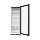 Edgestar 22-Inch 10.1 Cubic Feet Commercial Beverage Merchandiser With Temperature Alarm and Reversible Door [VBM101SS] (SAK45983) - Saksby Wholesale - Front View Open Door