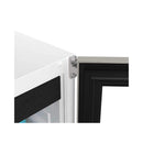 Edgestar 22-Inch 10.1 Cubic Feet Commercial Beverage Merchandiser With Temperature Alarm and Reversible Door [VBM101SS] (SAK45983) - Saksby Wholesale - Hinge View