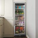 Edgestar 22-Inch 10.1 Cubic Feet Commercial Beverage Merchandiser With Temperature Alarm and Reversible Door [VBM101SS] (SAK45983) - Saksby Wholesale - Installed VIew