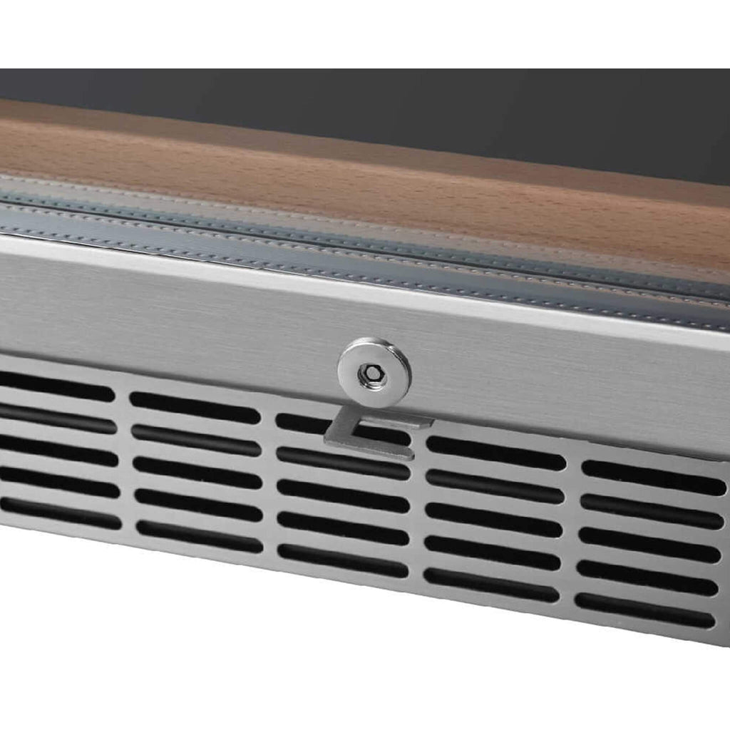 EDGESTAR 101 Bottle Capacity Built In Dual Zone Wine Cooler, 24" (SAK92835)-SAKSBY
