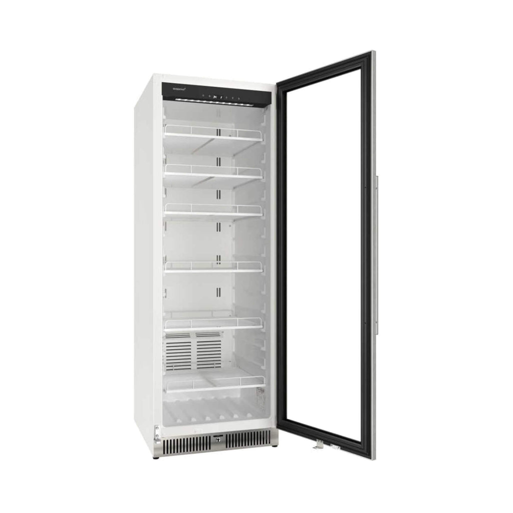 EDGESTAR 13.7 Cubic Feet Commercial Beverage Merchandiser With Temperature Alarm And Reversible Door, 24" (SAK62395)-SAKSBY
