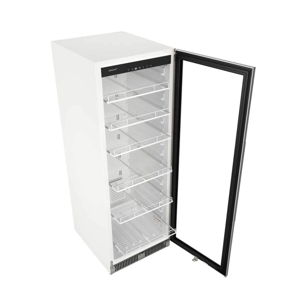 EDGESTAR 13.7 Cubic Feet Commercial Beverage Merchandiser With Temperature Alarm And Reversible Door, 24" (SAK62395)-SAKSBY