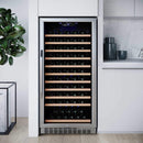 Edgestar 24-Inch Wide 111 Bottle Capacity Freestanding Single Zone Wine Cooler [CWR1212SZ] (SAK68320) - Saksby Wholesale - Demonstration View