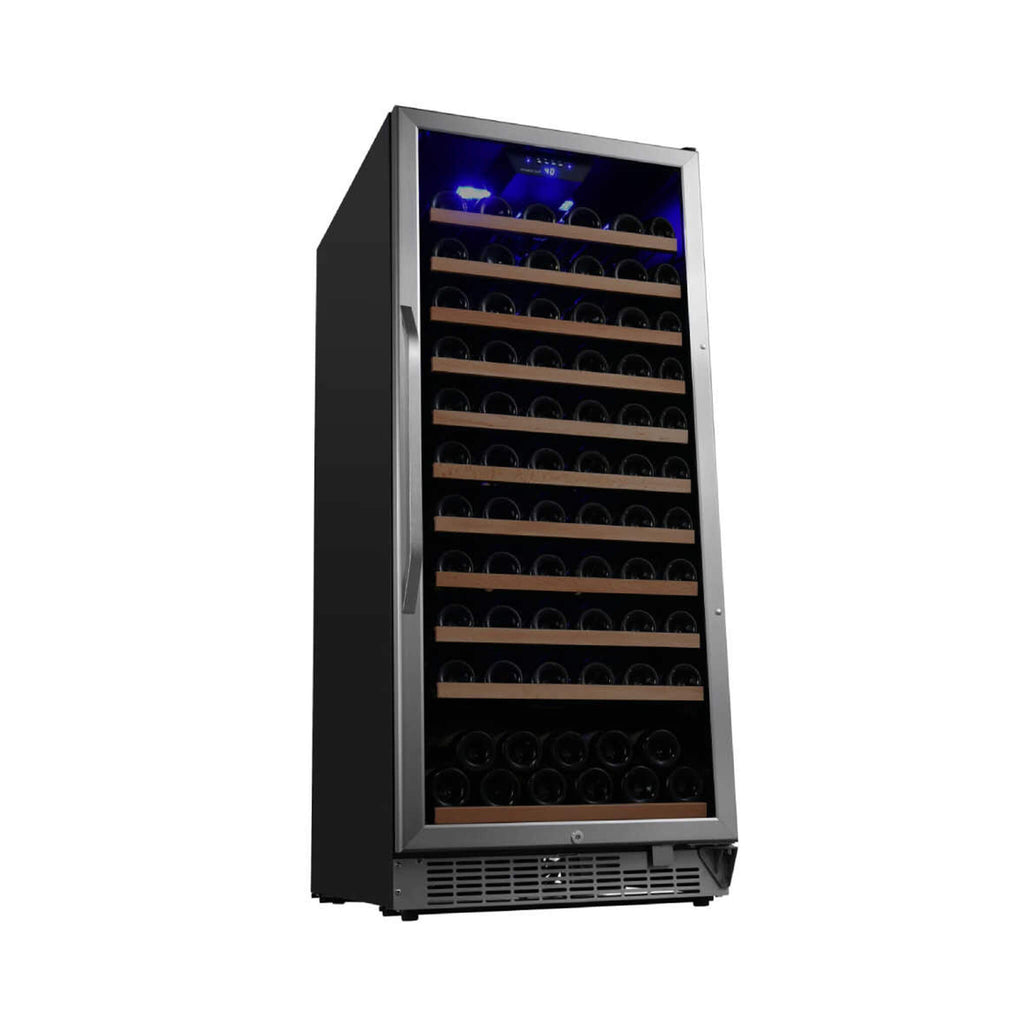 Edgestar 24-Inch Wide 111 Bottle Capacity Freestanding Single Zone Wine Cooler [CWR1212SZ] (SAK68320) - Saksby Wholesale - Front Side VIew