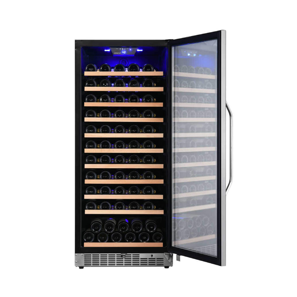 EDGESTAR 24" Wide 111 Bottle Capacity Free Standing Single Zone Wine Cooler (SAK68320)-SAKSBY
