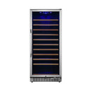 Edgestar 24-Inch Wide 111 Bottle Capacity Freestanding Single Zone Wine Cooler [CWR1212SZ] (SAK68320) - Saksby Wholesale - Front View