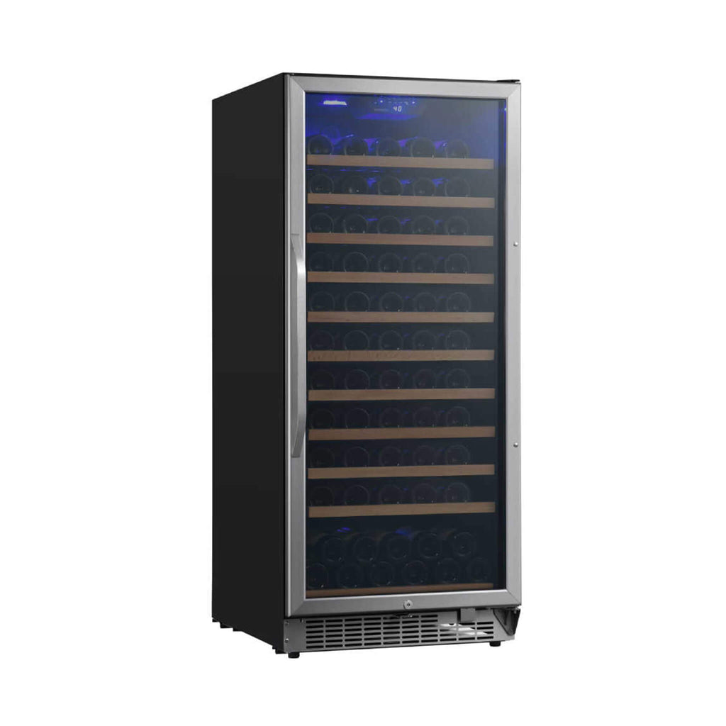 Edgestar 24-Inch Wide 111 Bottle Capacity Freestanding Single Zone Wine Cooler [CWR1212SZ] (SAK68320) - Saksby Wholesale - Side View Design