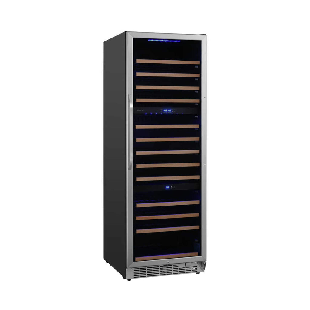 EDGESTAR 24" Wide 131 Bottle Capacity Built In Triple Zone Wine Cooler (SAK65891)-SAKSBY