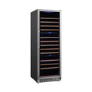 EDGESTAR 24" Wide 131 Bottle Capacity Built In Triple Zone Wine Cooler (SAK65891)-SAKSBY