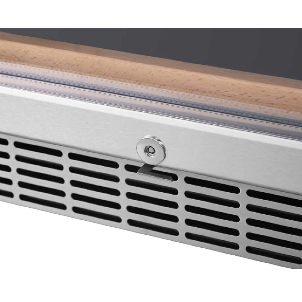 EdgeStar 24" Wide 151 Bottle Capacity Freestanding Single Zone Wine Cooler With Even Cooling Technology (SAK30756)-SAKSBY