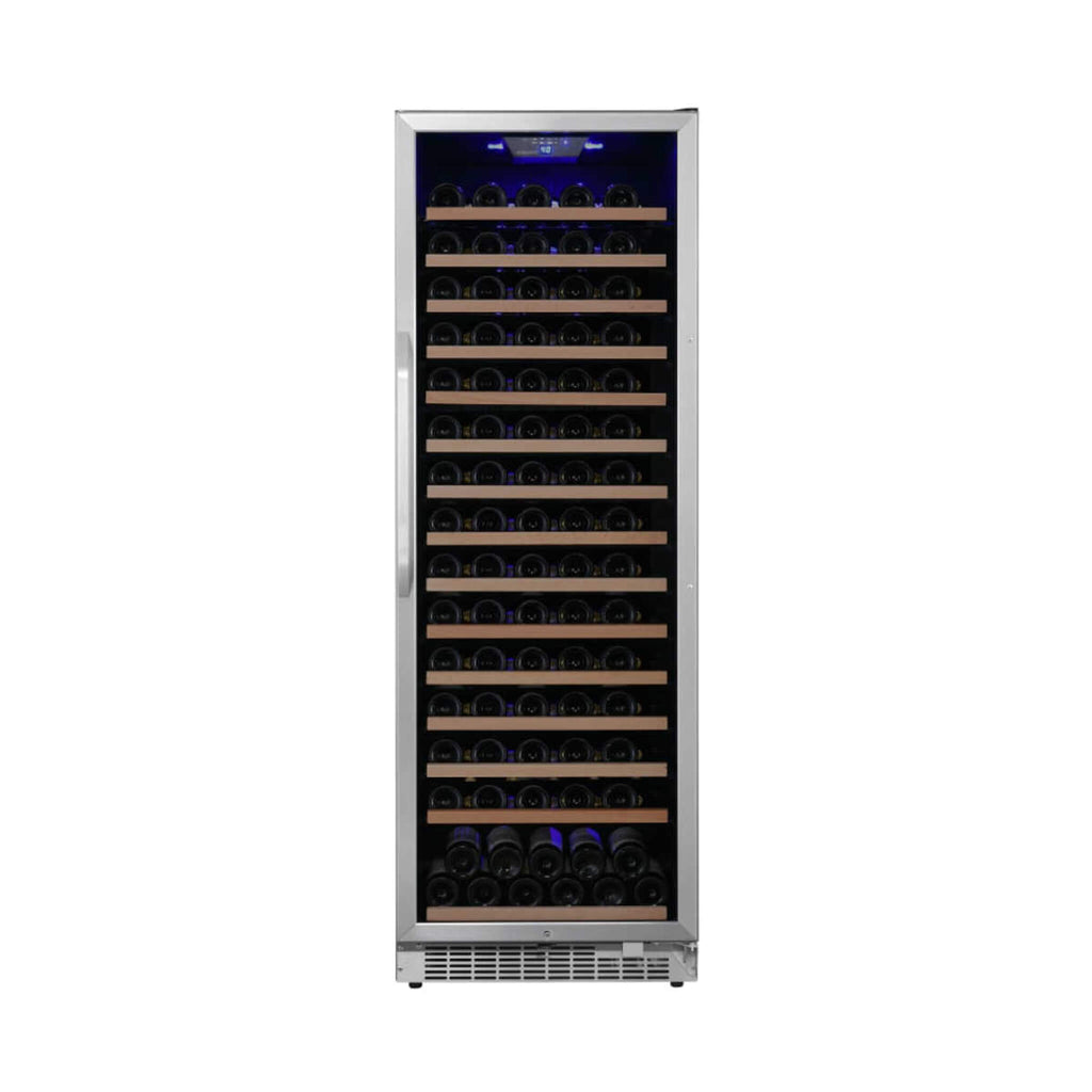 EdgeStar 24" Wide 151 Bottle Capacity Freestanding Single Zone Wine Cooler With Even Cooling Technology (SAK30756)-SAKSBY
