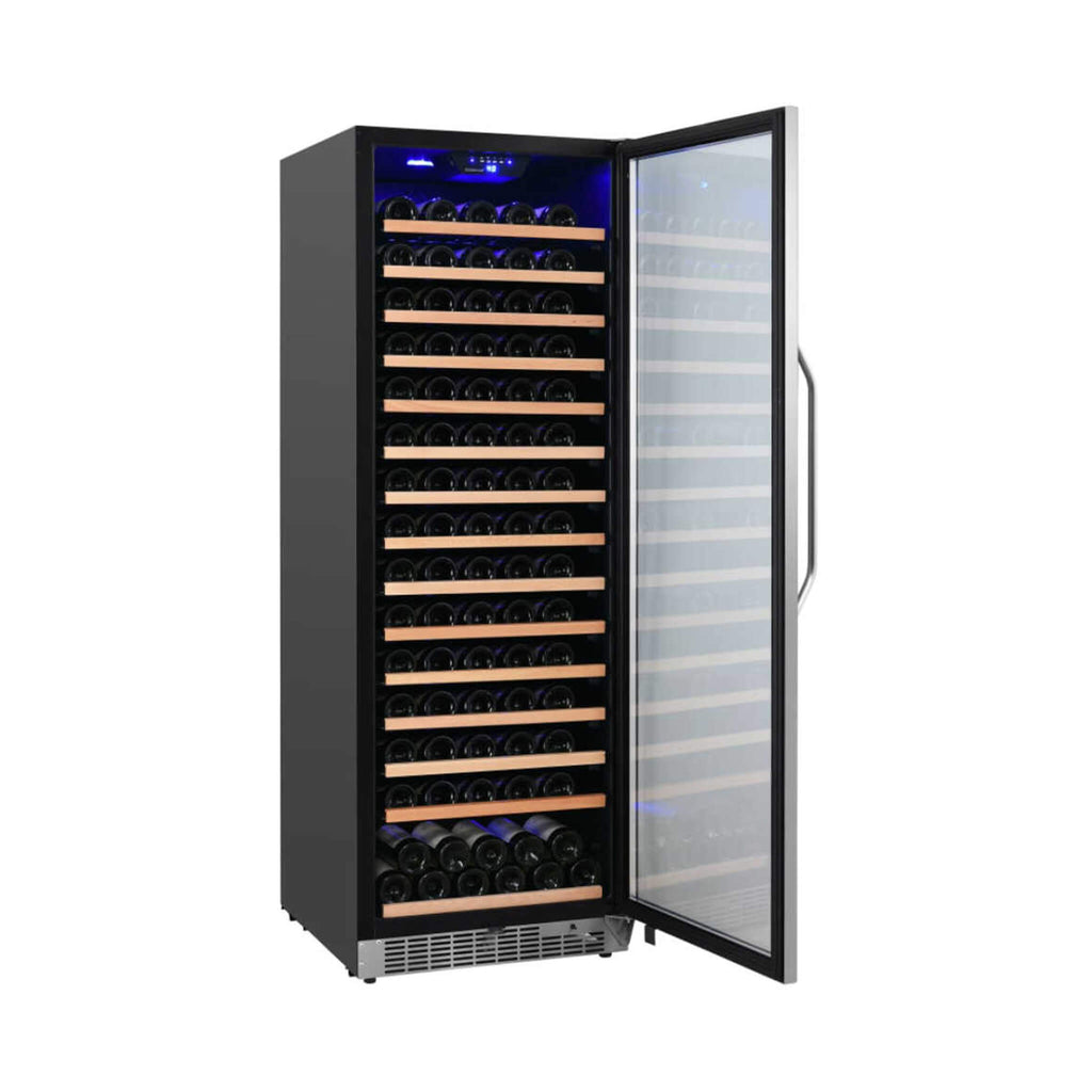 EdgeStar 24" Wide 151 Bottle Capacity Freestanding Single Zone Wine Cooler With Even Cooling Technology (SAK30756)-SAKSBY