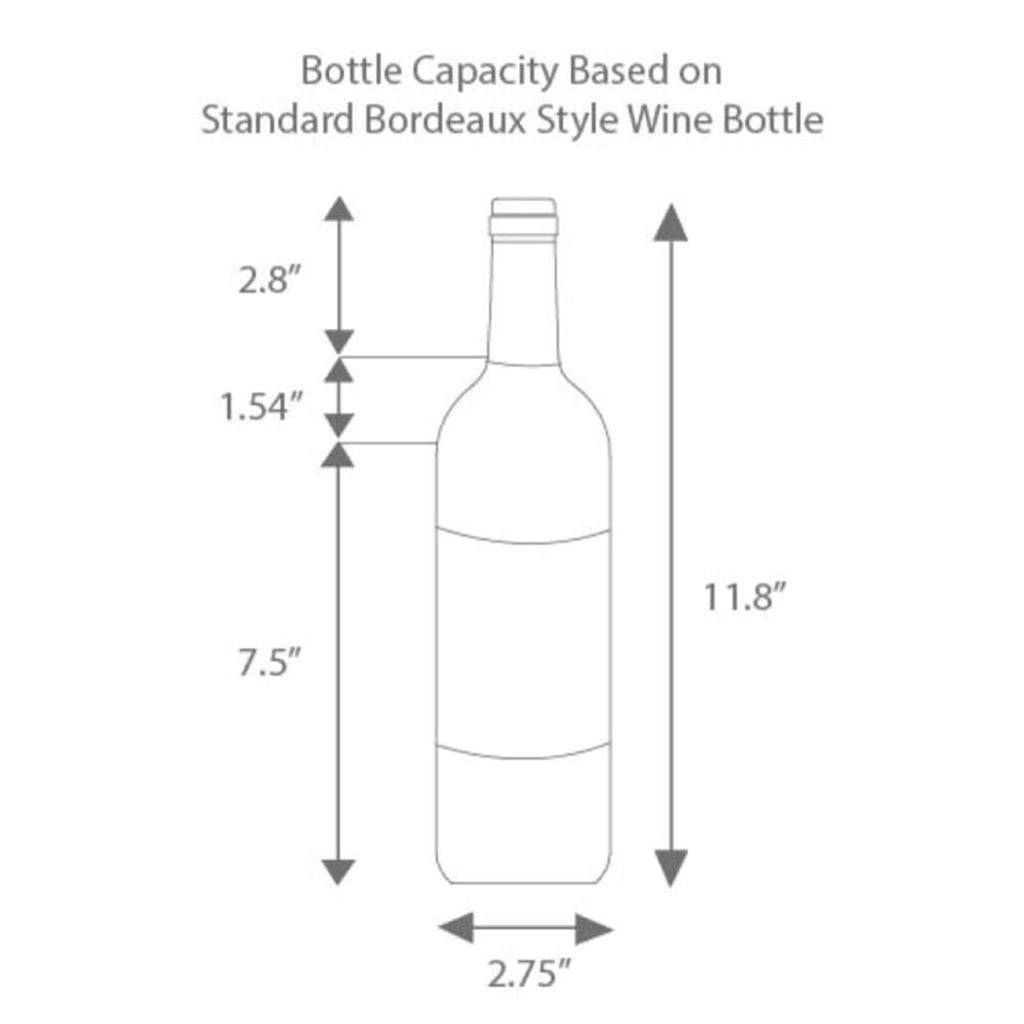 EDGESTAR 30" Wide 56 Bottle Capacity Built In French Door Wine Cooler With Door Locks (SAK56381)-SAKSBY