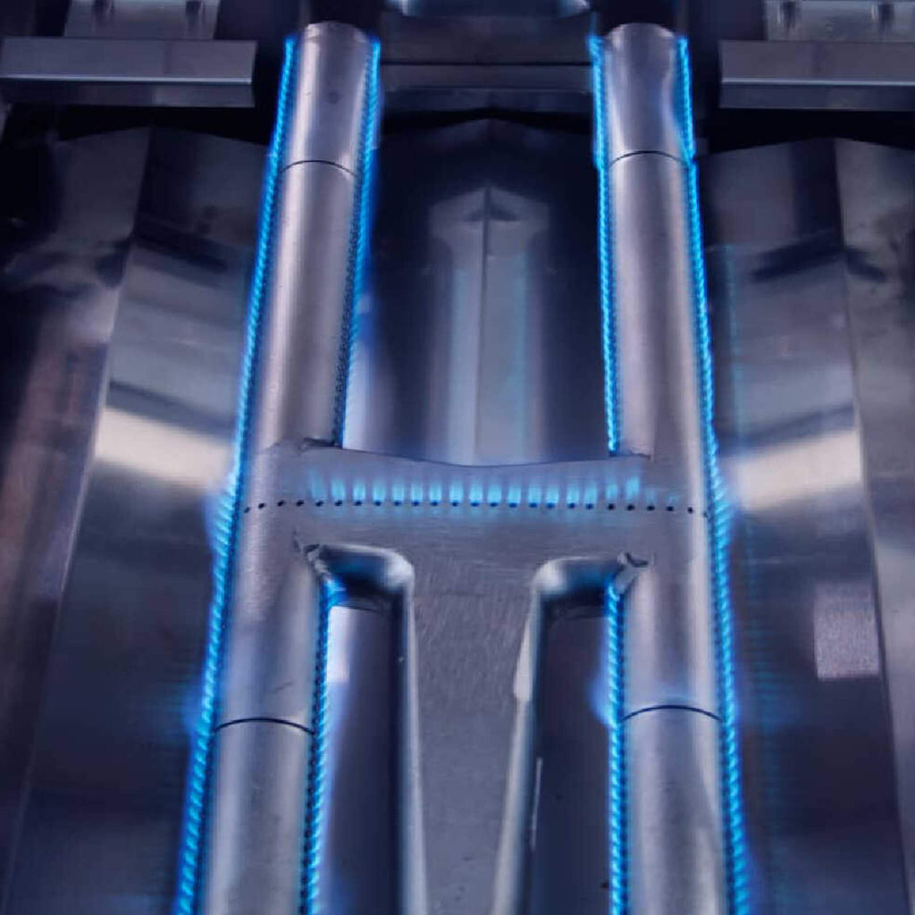 Edgestar 60K BTU 30-Inch Built-In Grill Kit With Insulated Jacket And Double Access Doors [GRL300IBKIT] (SAK82568) - Saksby Wholesale - H Burner Top View