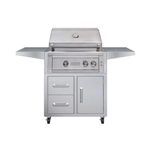 Edgestar 60K BTU 30-Inch Freestanding LED Lighting Grill And Cart With Rotisserie (SAK63985)