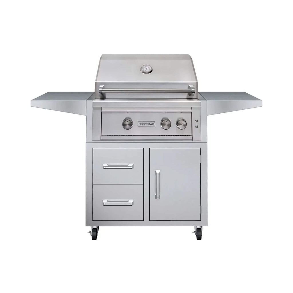 Edgestar 60K BTU 30-Inch Freestanding LED Lighting Grill And Cart With Rotisserie (SAK63985) - Saksby Wholesale - Front View
