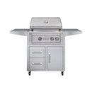 Edgestar 60K BTU 30-Inch Freestanding LED Lighting Grill And Cart With Rotisserie (SAK63985) - Saksby Wholesale - Front View