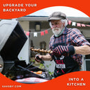 Edgestar 60K BTU 30-Inch Freestanding LED Lighting Grill And Cart With Rotisserie (SAK63985) - Saksby Wholesale - LIfestyle Image