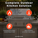Edgestar 60K BTU 30-Inch Outdoor Built-In Grill With Rotisserie And LED Lighting (SAK52871) - Saksby Wholesale - Features