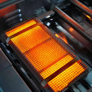 Edgestar 60K BTU 30-Inch Outdoor Built-In Grill W/ Rotisserie And LED Lighting (SAK52871) - Saksby Wholesale - Infrared Burner Top View