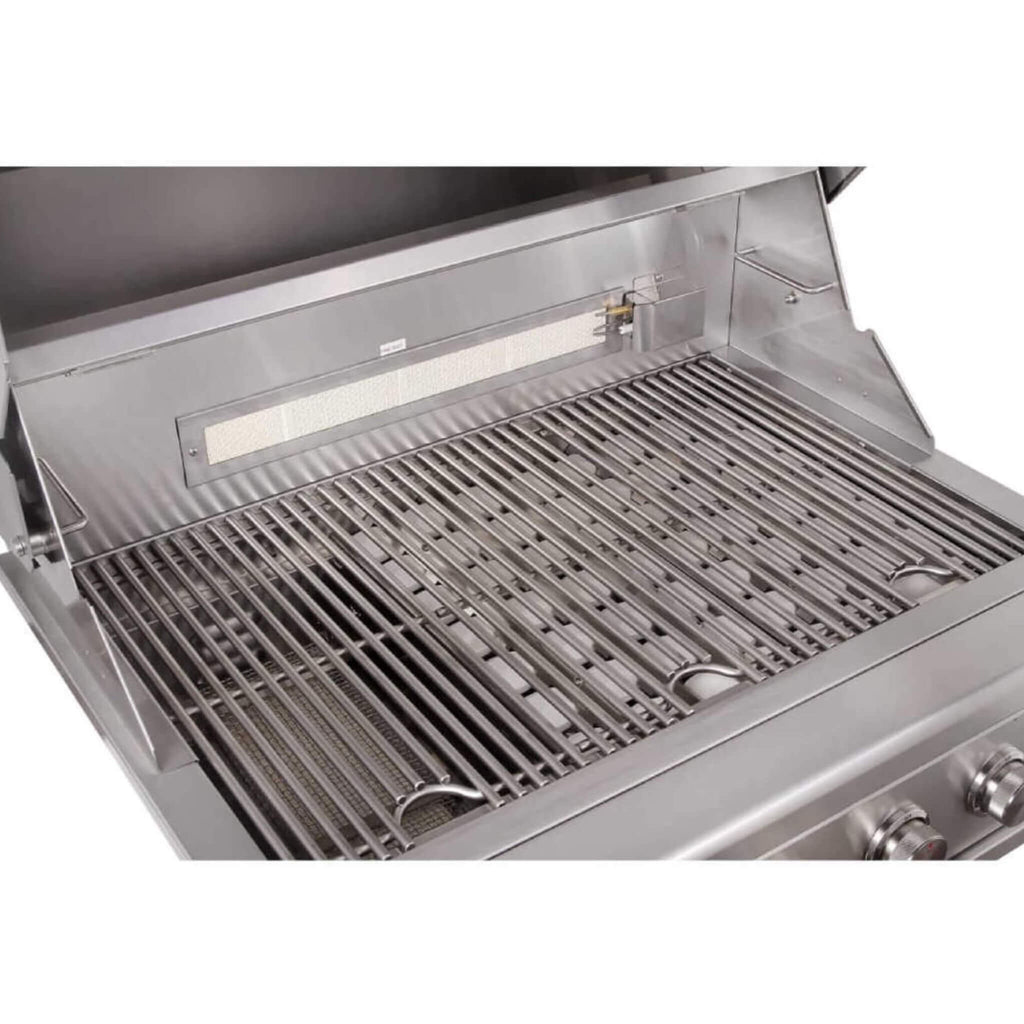 Edgestar 60K BTU 30-Inch Outdoor Built-In Grill W/ Rotisserie And LED Lighting (SAK52871) - Saksby Wholesale - Inside Top View