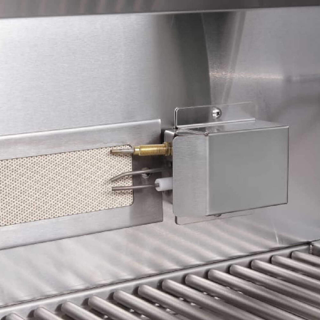 EDGESTAR 60K BTU Natural Gas Outdoor Built In Grill With Rotisserie And LED Lighting, 30" (SAK52871)-SAKSBY