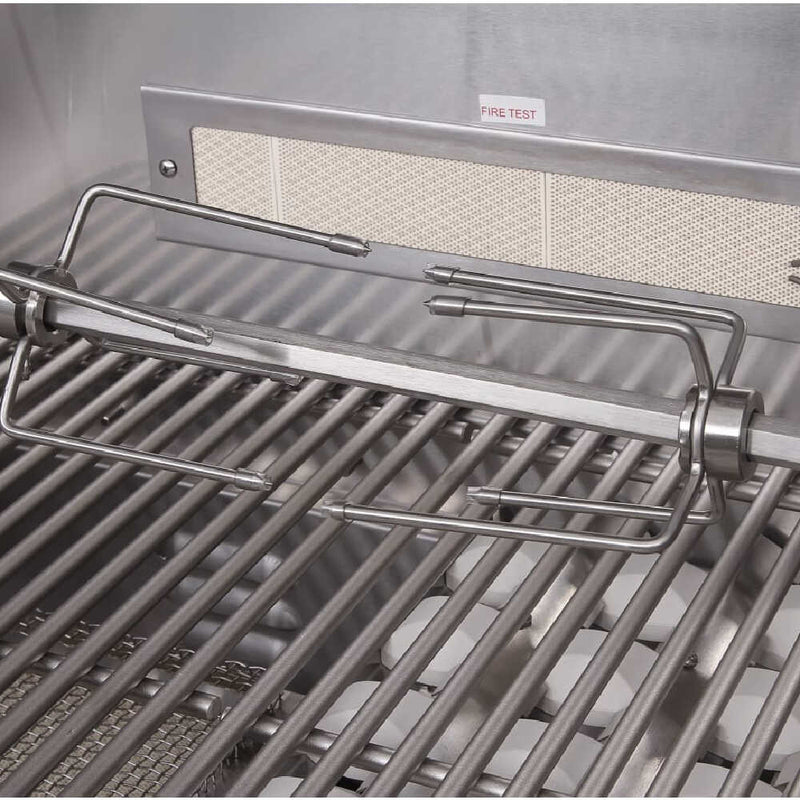 EDGESTAR 89000 BTU 36" Liquid Propane Freestanding LED Lighting Grill Cart With Rotisserie (SAK85914)-SAKSBY