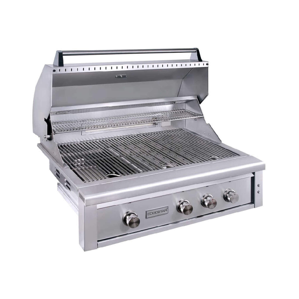 EDGESTAR 89000 BTU 42" Wide Natural Gas Free Standing Grill Cart With Rotisserie And Lighted Knobs (SAK56935)-SAKSBY