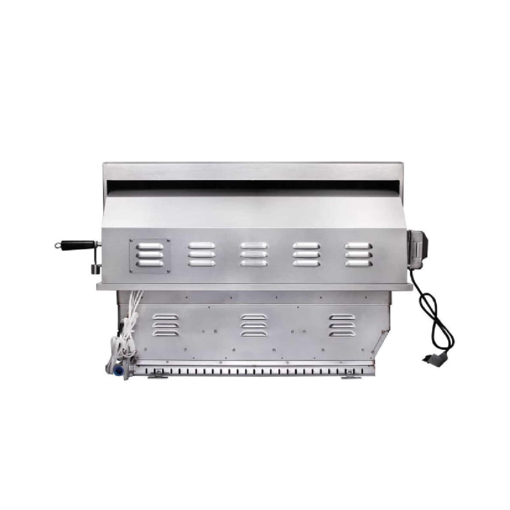 Edgestar 89K BTU 36-Inch Built-In Grill With Insulated Jacket And Double Access Doors [GRL360IBKIT] (SAK78429) - Saksby Wholesale - Back View