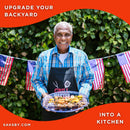 Edgestar 89K BTU 36-Inch Built-In Grill With Insulated Jacket And Double Access Doors [GRL360IBKIT] (SAK78429)- Saksby Wholesale - Lifestyle Image