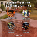 Edgestar 89K BTU 36-Inch Built-In Grill With Rotisserie And LED Lighting (SAK49230) - Saksby Wholesale - Benefits