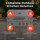 Edgestar 89K BTU 36-Inch Built-In Grill With Rotisserie And LED Lighting (SAK49230) - Saksby Wholesale - Features